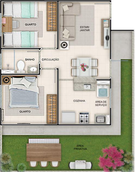 Imagens do imóveis APARTAMENTO A VENDA - EDIFICIO RESIDENCIAL SPAZIO LA VITTA