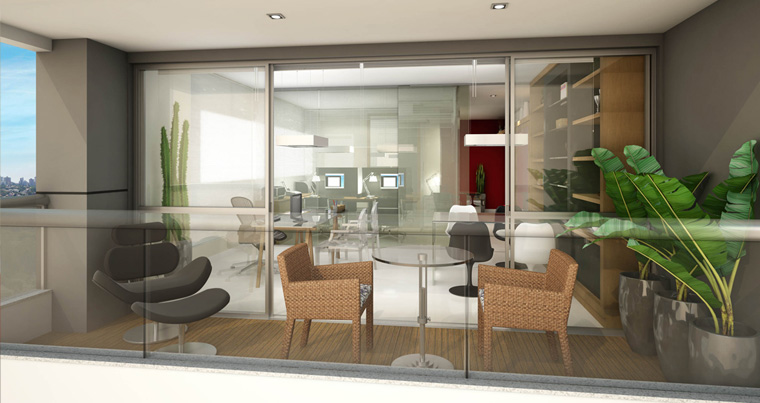 Imagens do imóveis SALA COMERCIAL PARA LOCAÇÃO - EDIFICIO PALHANO PREMIUM