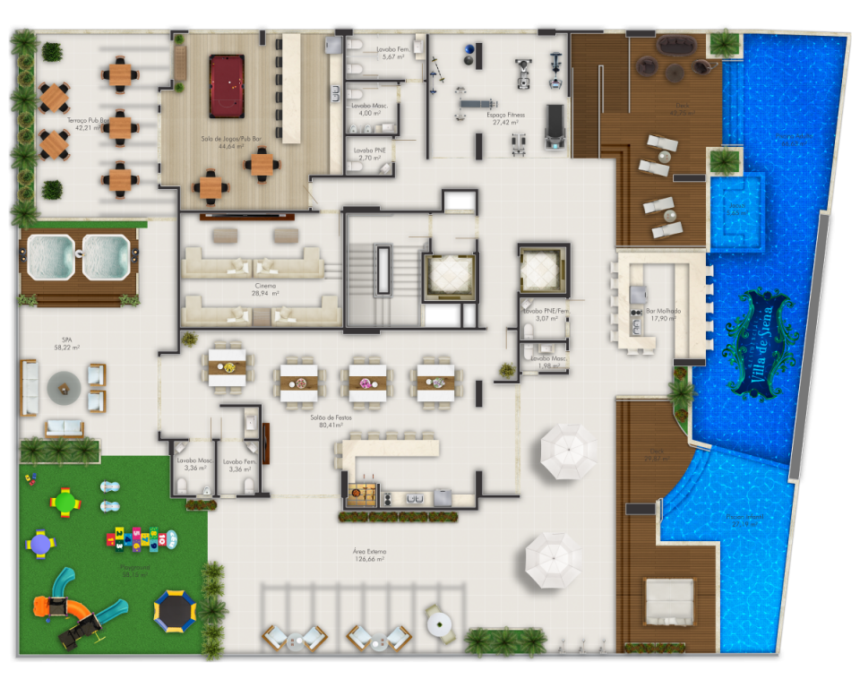 APARTAMENTO À VENDA - VILLA DE SIENA Imagens do imóveis APARTAMENTO À VENDA - VILLA DE SIENA