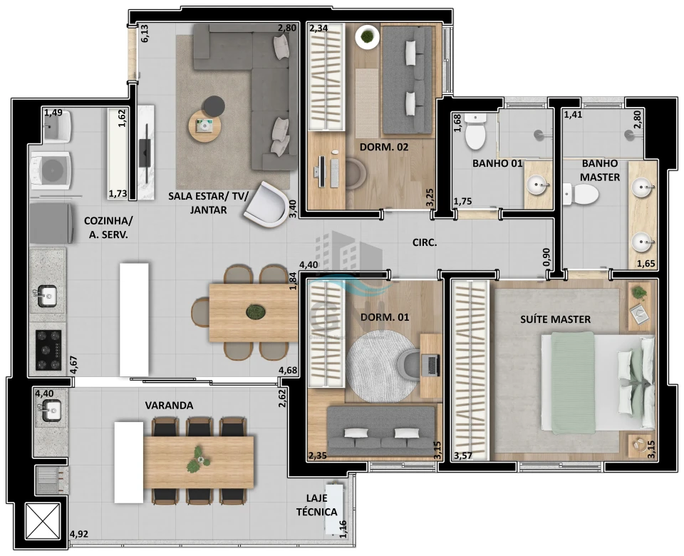 Imagens do imóveis APARTAMENTO A VENDA - EDIFICIO ARTSY