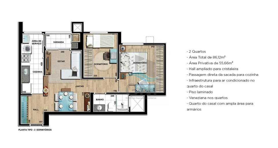 Imagens do imóveis APARTAMENTO A VENDA - CONDOMINIO SOLAR ALTA VISTA