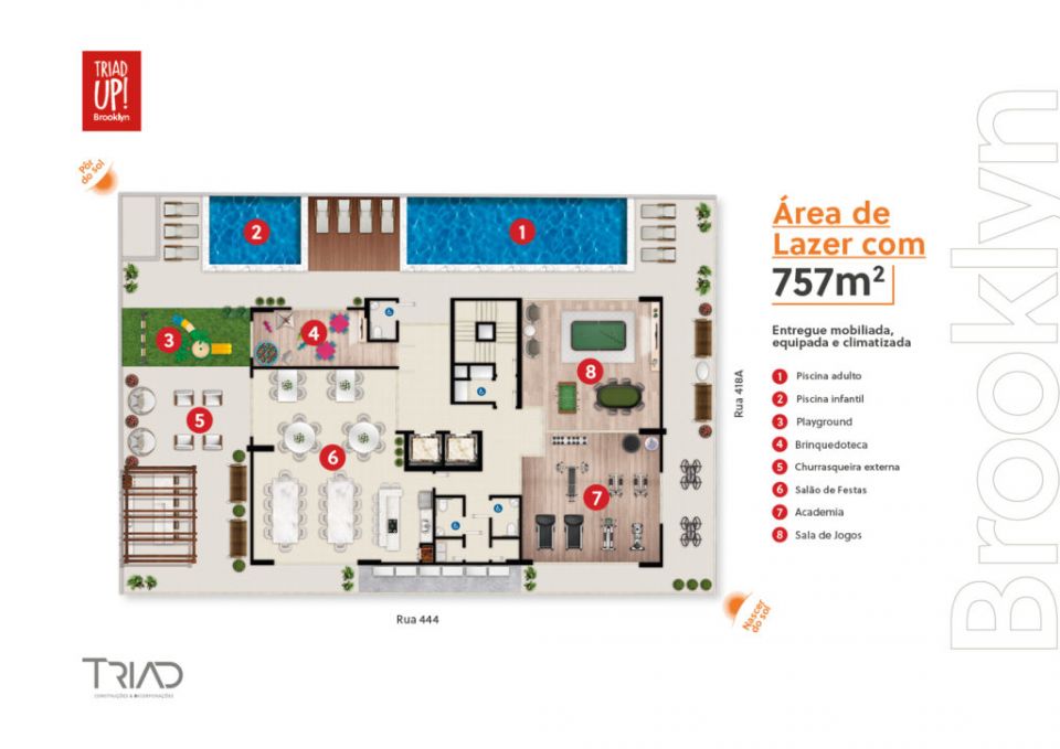 APARTAMENTO À VENDA - EDIFÍCIO TRIAD UP BROOKLYN Imagens do imóveis APARTAMENTO À VENDA - EDIFÍCIO TRIAD UP BROOKLYN