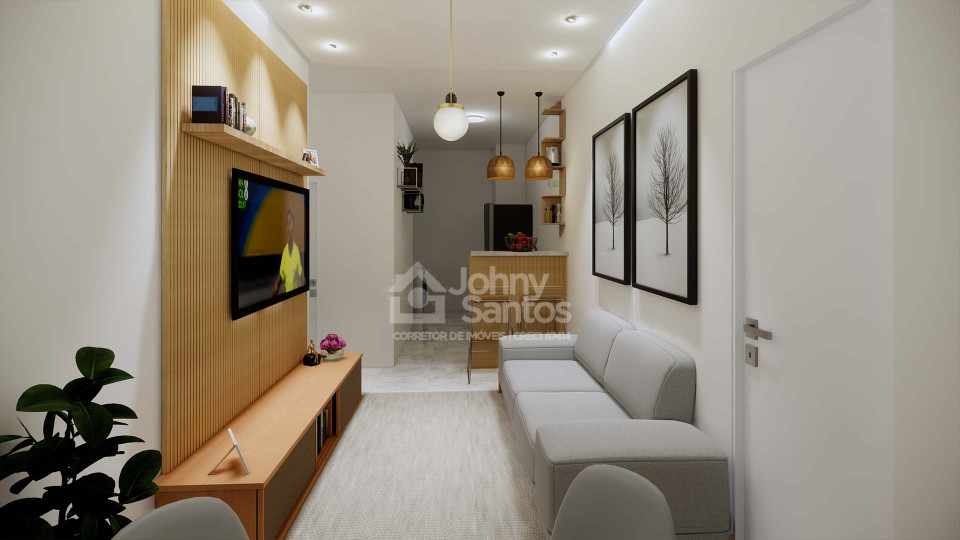 Apartamento 2 quartos com varanda