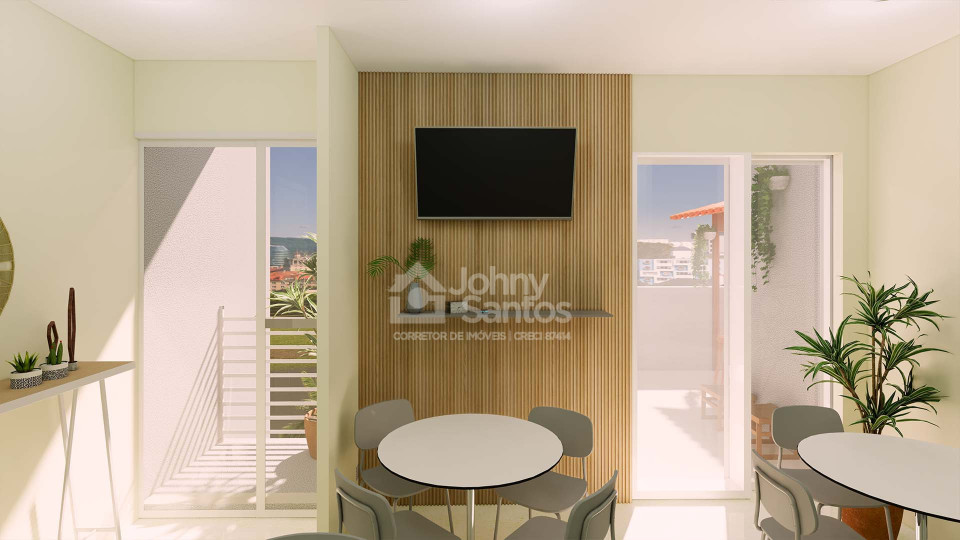 Apartamento 2 quartos com varanda