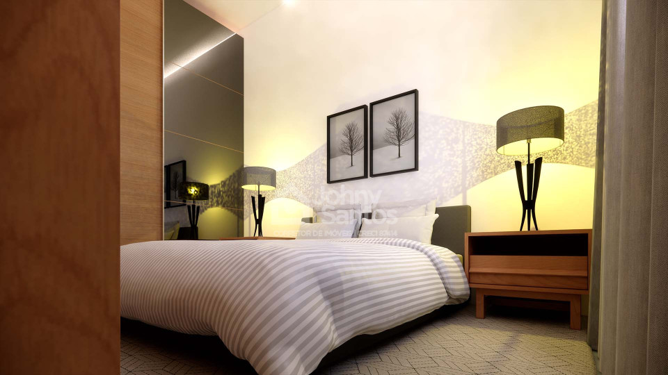 Apartamento 2 quartos com varanda