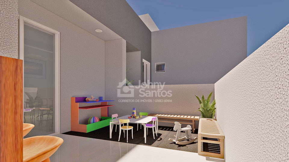 Apartamento 2 quartos com varanda