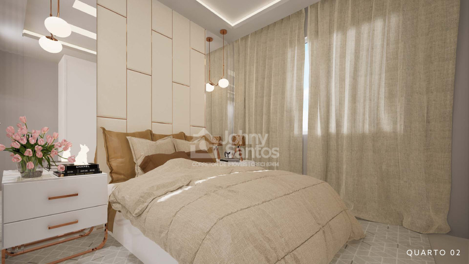 Apartamento 2 quartos com varanda gourmet
