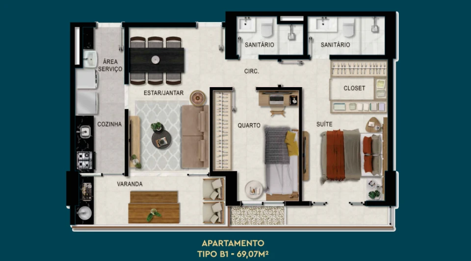 Imagens do imóveis Apartamento RISE Caminho das Arvores - LANÇAMENTO
