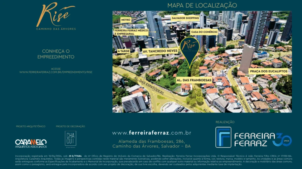 Imagens do imóveis Apartamento RISE Caminho das Arvores - LANÇAMENTO