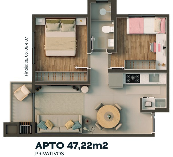 Imagens do imóveis UNIQUE VIEW APARTAMENTO 2 DORMINTÓRIOS