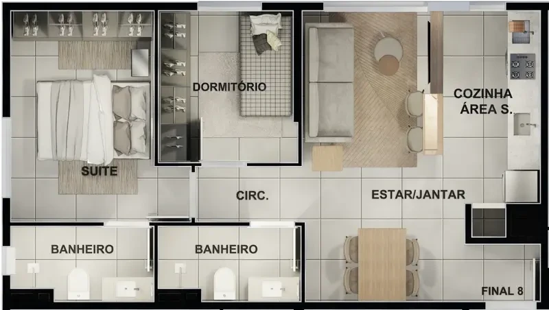 Imagens do imóveis GARDEN INN CONDOMINIO BAIRRO PETRÓPOLIS