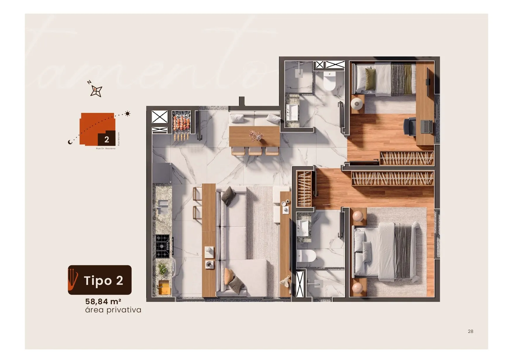 Imagens do imóveis APARTAMENTO 2 DORMITORIOS CENTRO  VIVALDI RESIDENCE