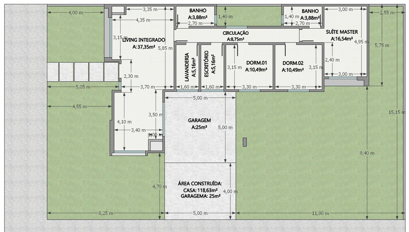 Imagens do imóveis Casa Á Venda Casa 3 Dormitórios Álamos Passo Fundo