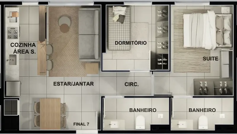 Imagens do imóveis GARDEN INN CONDOMINIO BAIRRO PETRÓPOLIS
