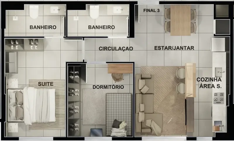 Imagens do imóveis GARDEN INN CONDOMINIO BAIRRO PETRÓPOLIS