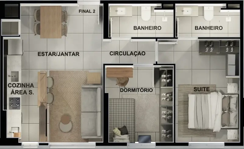 Imagens do imóveis GARDEN INN CONDOMINIO BAIRRO PETRÓPOLIS