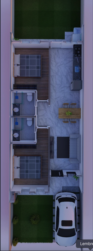 Imagens do imóveis Casa 2 Quartas (1 Suíte) no Jardim Cataratas