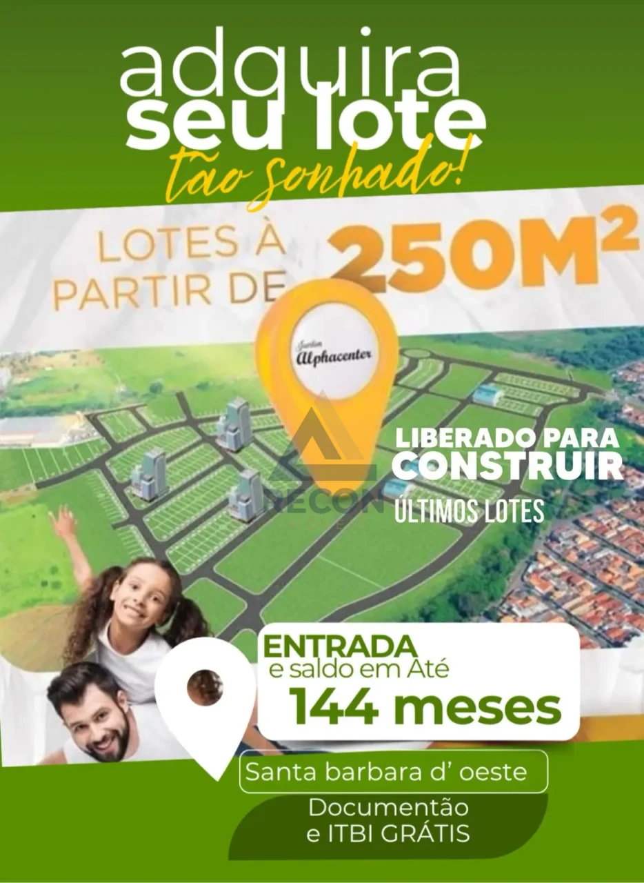 Imagens do imóveis Terreno Á Venda Jardim Alphacenter Santa Bárbara D'Oeste