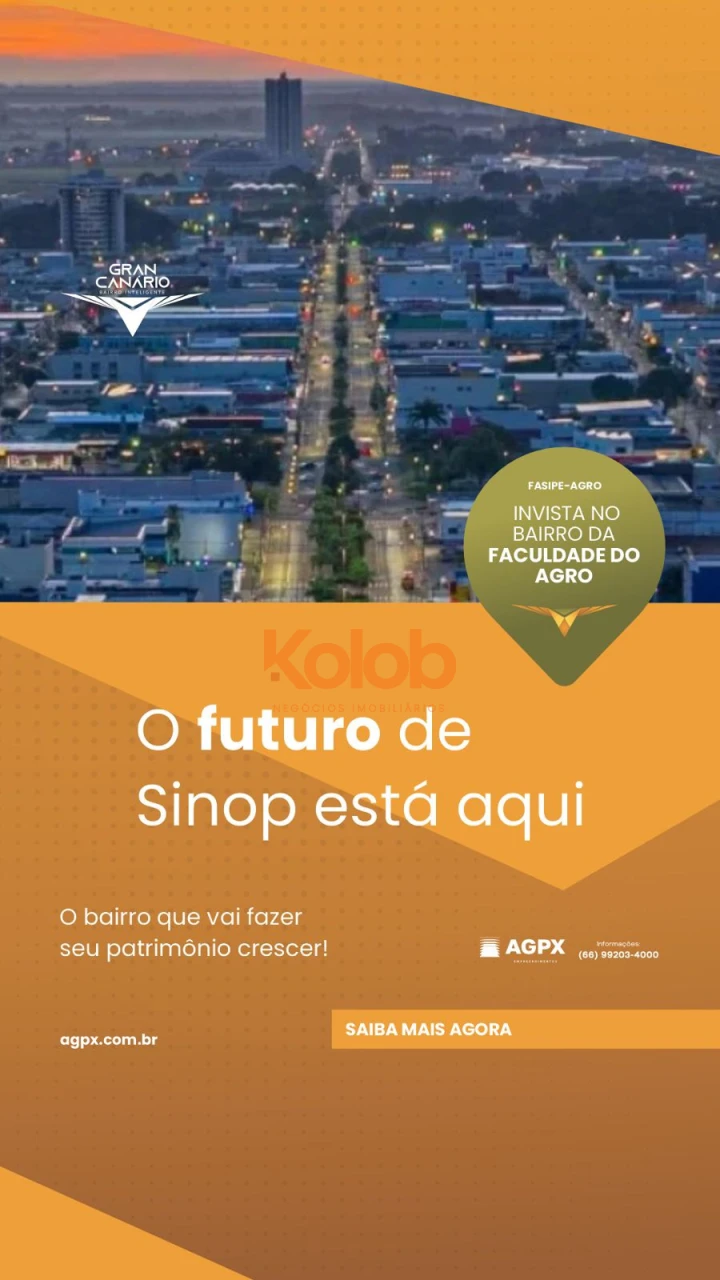 Imagens do imóveis Gran Canário – Lotes à Venda em Sinop MT | Bairro Planejado na Região do CanarinhoGran Canário