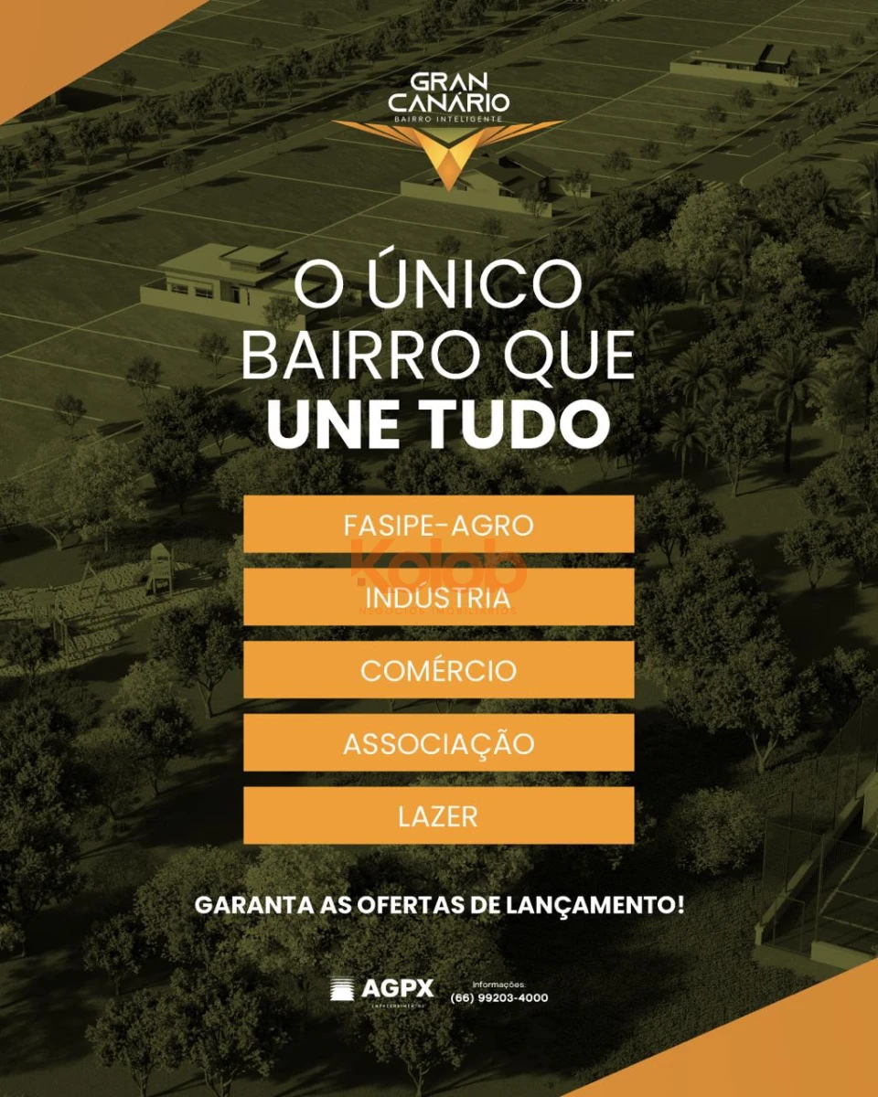 Imagens do imóveis Gran Canário – Lotes à Venda em Sinop MT | Bairro Planejado na Região do CanarinhoGran Canário