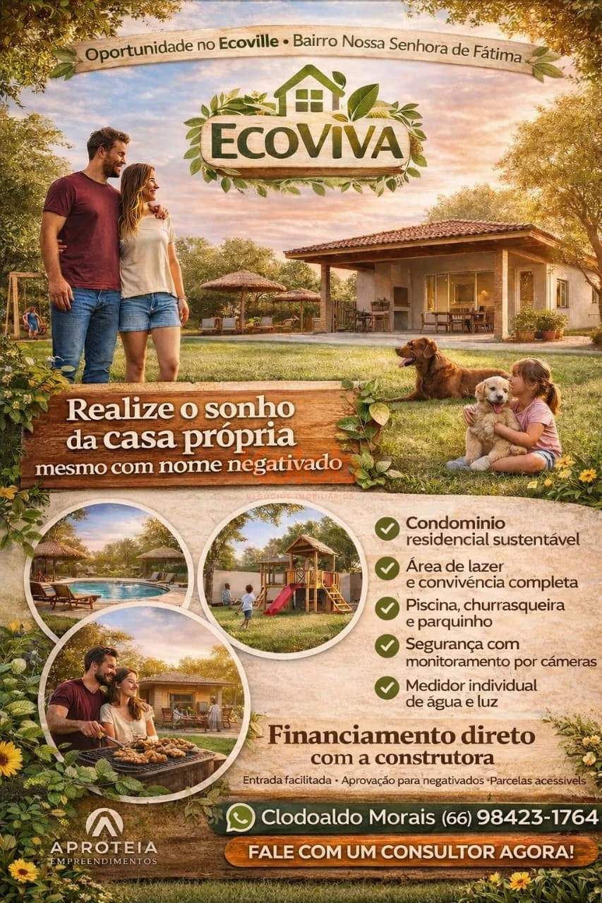 Imagens do imóveis Eco Viva, um produto diferenciado no bairro Nossa Senhora de Fátima, com casas individuais e condição de pagamento super flexível.