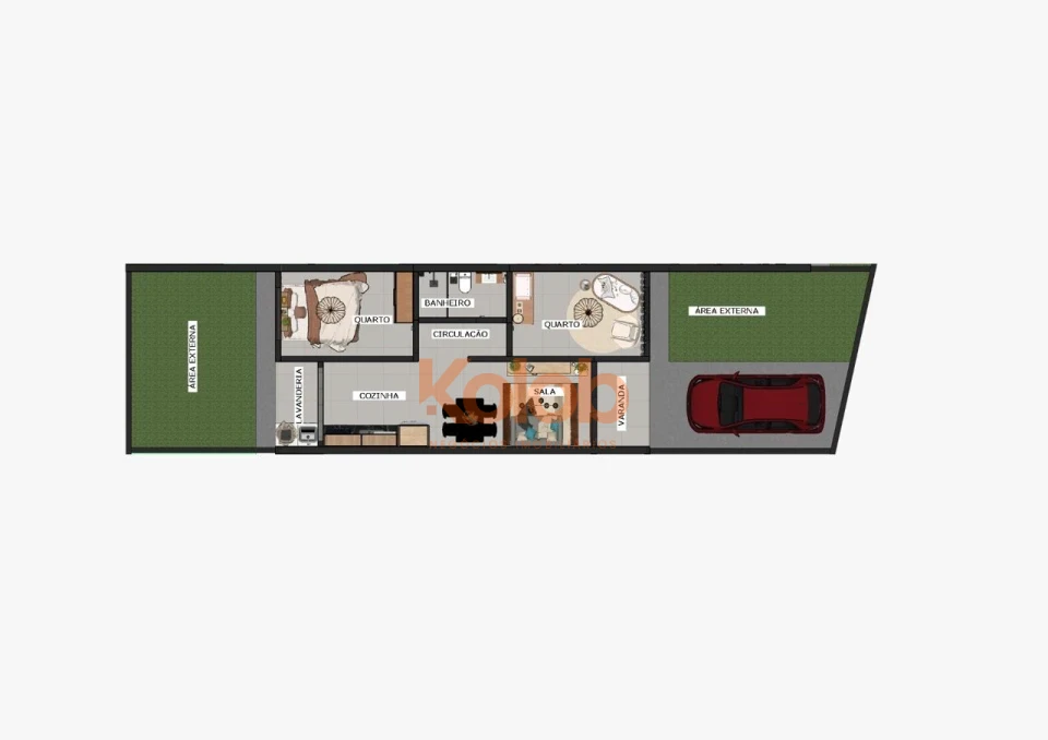 Imagens do imóveis Casa à Venda em Sinop – Unidade 02 no Villa Harmonia III | Jardim Bougainville