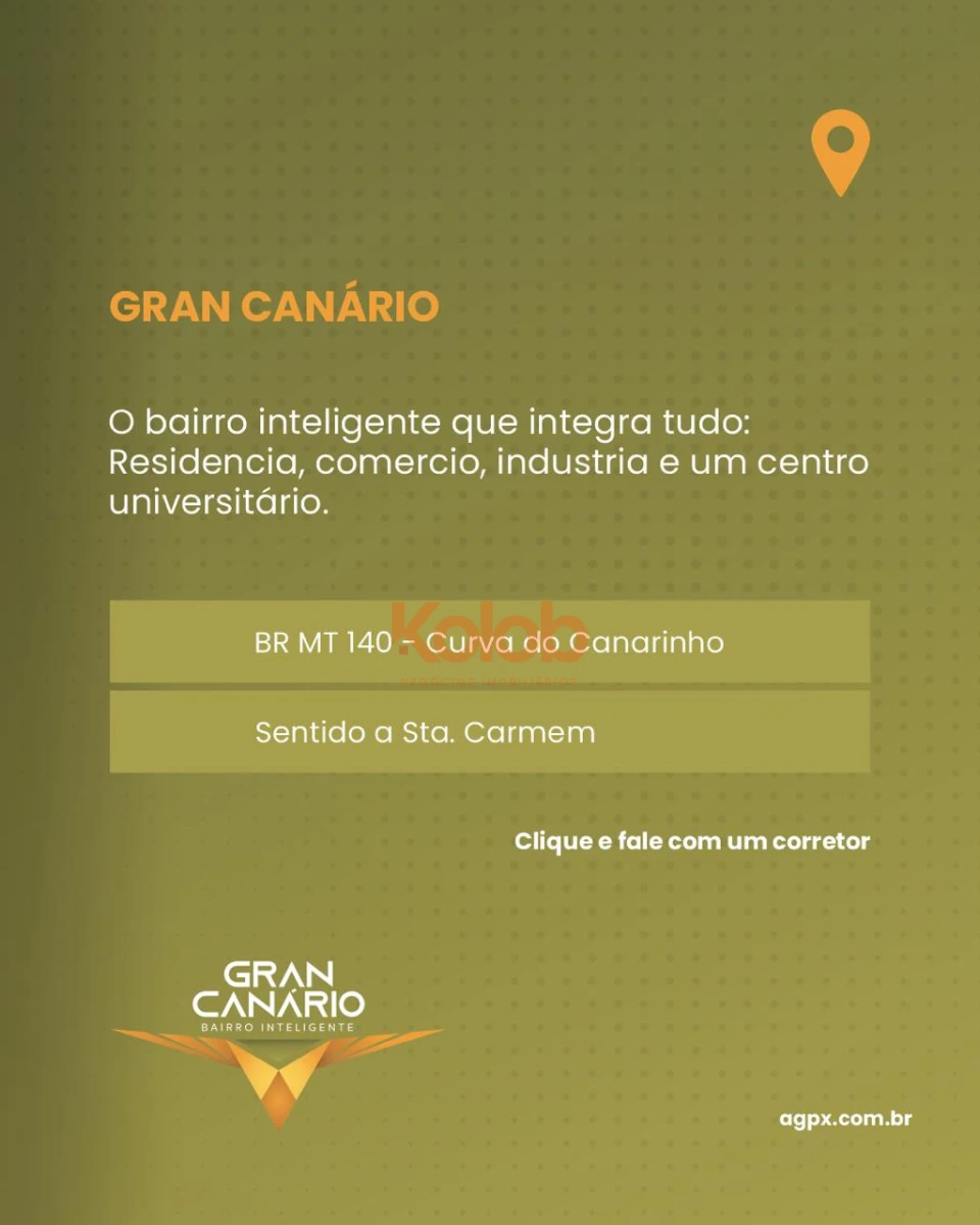 Imagens do imóveis Gran Canário – Lotes à Venda em Sinop MT | Bairro Planejado na Região do CanarinhoGran Canário