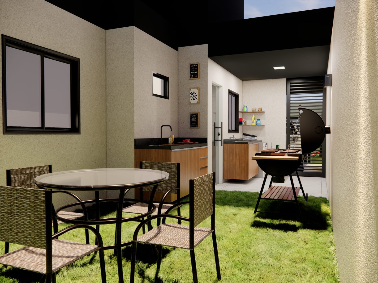 Casa nova, moderna no Bairro Boa Vista, com 3 quartos 1 suite, sala com pé direito duplo, banheira de hidromassagem + área gourmet (OPCIONAL), no - Boa Vista, Vitória da Conquista