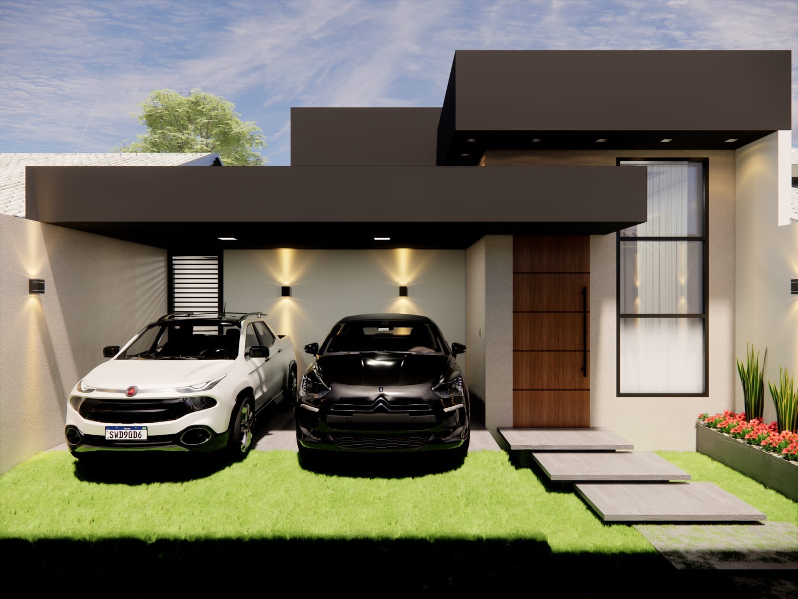 Casa nova, moderna no Bairro Boa Vista, com 3 quartos 1 suite, sala com pé direito duplo, banheira de hidromassagem + área gourmet (OPCIONAL), no - foto 11