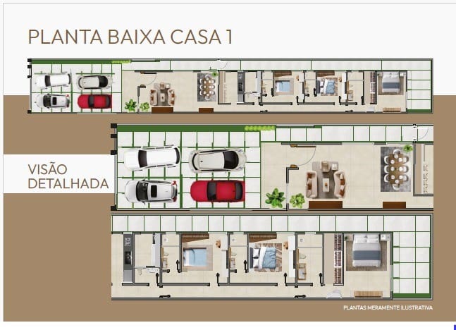 Casa térrea de 3 suítes, sala ampla com pé direito alto, corredores laterais à venda, Boa Vista, Vitória da Conquista, BA - foto 2