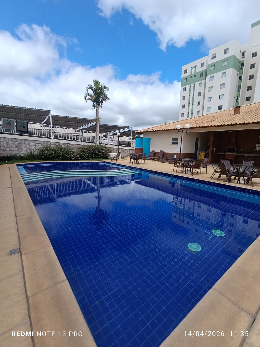 Apartamento de 3 quartos sendo 1 suite completamente mobiliado para alugar no Residencial Cidadela com piscina e portaria 24h, Vitória da Conquis - foto 14