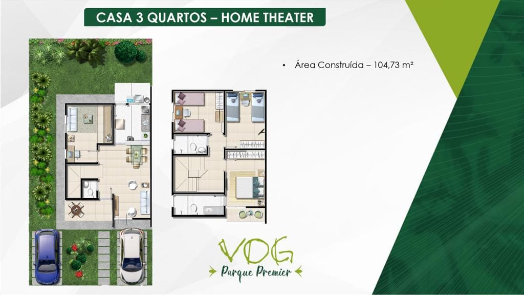 Casas Duplex  (soltas) de 3 suítes  em Condomínio fechado com toda infraestrutura de lazer completo. Imóvel pronto para morar. - foto 15