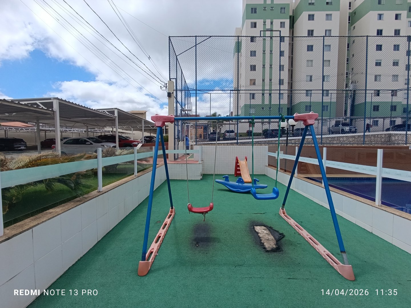 Apartamento de 3 quartos sendo 1 suite completamente mobiliado para alugar no Residencial Cidadela com piscina e portaria 24h, Vitória da Conquis - foto 16
