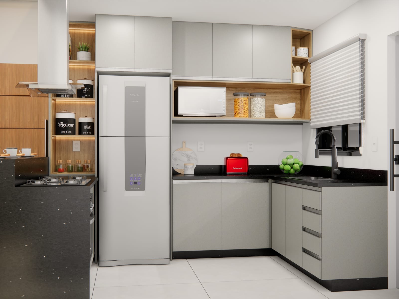 Casa nova, moderna no Bairro Boa Vista, com 3 quartos 1 suite, sala com pé direito duplo, banheira de hidromassagem + área gourmet (OPCIONAL), no - foto 17