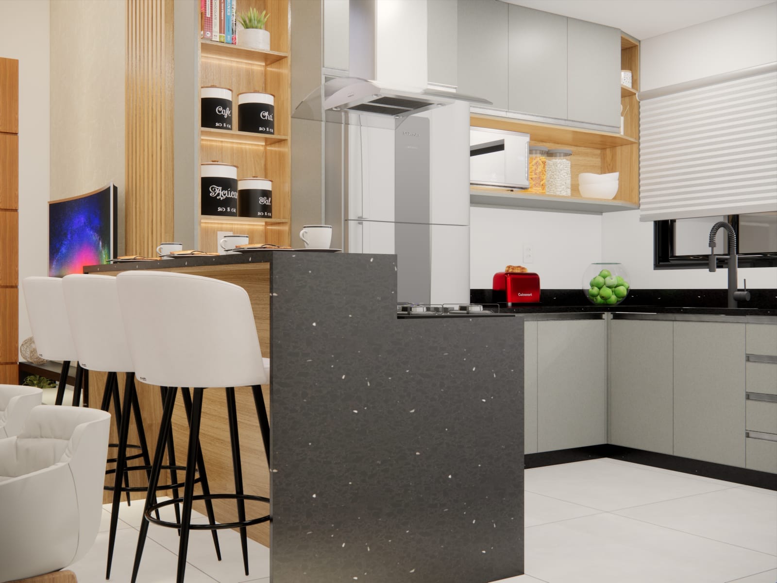 Casa nova, moderna no Bairro Boa Vista, com 3 quartos 1 suite, sala com pé direito duplo, banheira de hidromassagem + área gourmet (OPCIONAL), no - foto 18