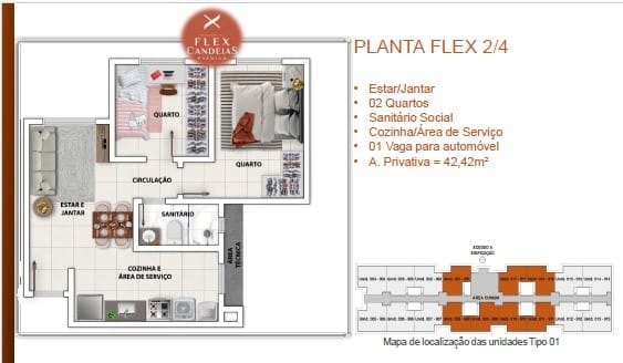 Apartamento Residencial Flex Candeias Premium imovel na planta , pagamento facilitada e escritura grátis à venda, Candeias, Vitória da Conquista, - foto 19