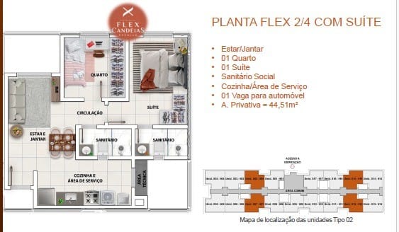 Apartamento Residencial Flex Candeias Premium imovel na planta , pagamento facilitada e escritura grátis à venda, Candeias, Vitória da Conquista, - foto 20