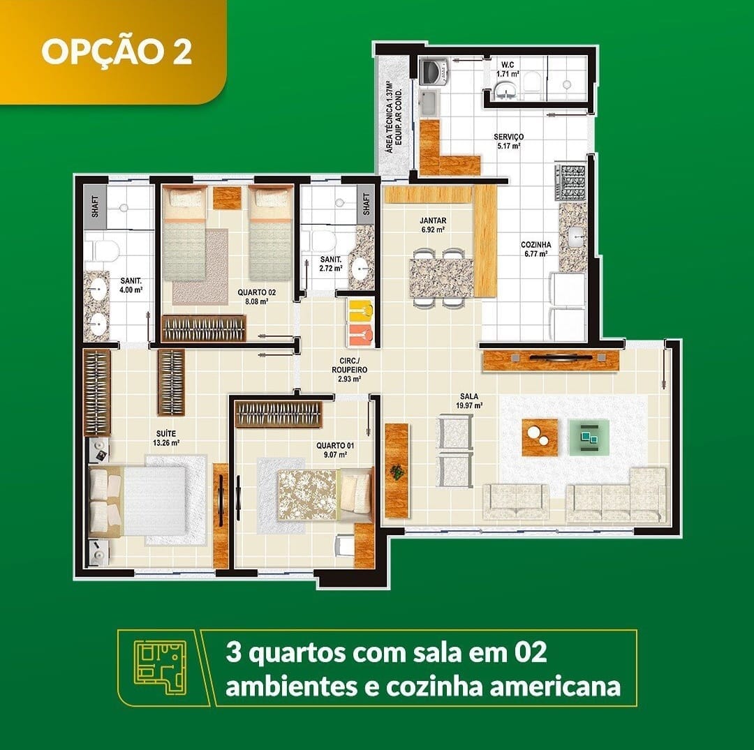 Apartamento com 3/4 sendo 1 suíte reversível para 4/4 2 vagas de garagem na Av. J Pedral próximo ao Boulevard Shopping. Boa Vista - Vitória da Co - foto 20