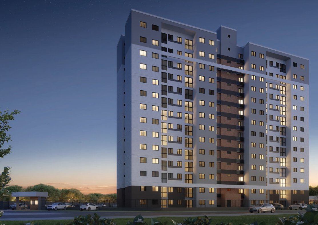 Apartamento na planta de 2 quartos reversível para 3 quartos em condomínio fechado com lazer completo no Alto da Boa Vista, Vitória da Conquista - foto 1