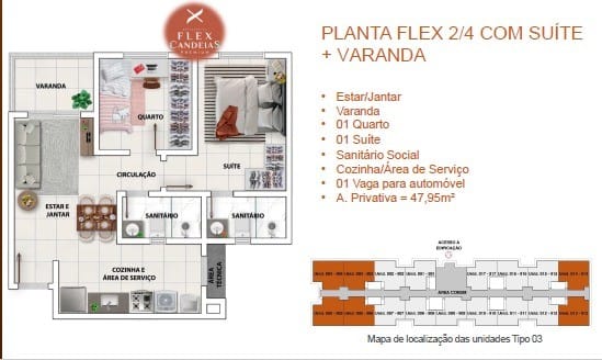 Apartamento Residencial Flex Candeias Premium imovel na planta , pagamento facilitada e escritura grátis à venda, Candeias, Vitória da Conquista, - foto 21