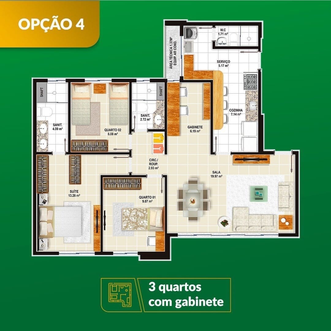 Apartamento com 3/4 sendo 1 suíte reversível para 4/4 2 vagas de garagem na Av. J Pedral próximo ao Boulevard Shopping. Boa Vista - Vitória da Co - foto 22