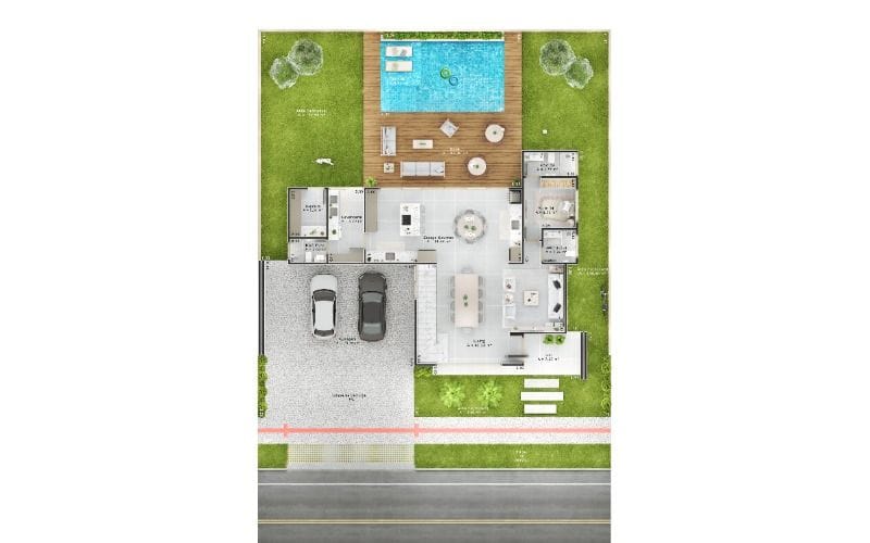 Domus Residencial com 5 suítes + dependência completa - foto 23