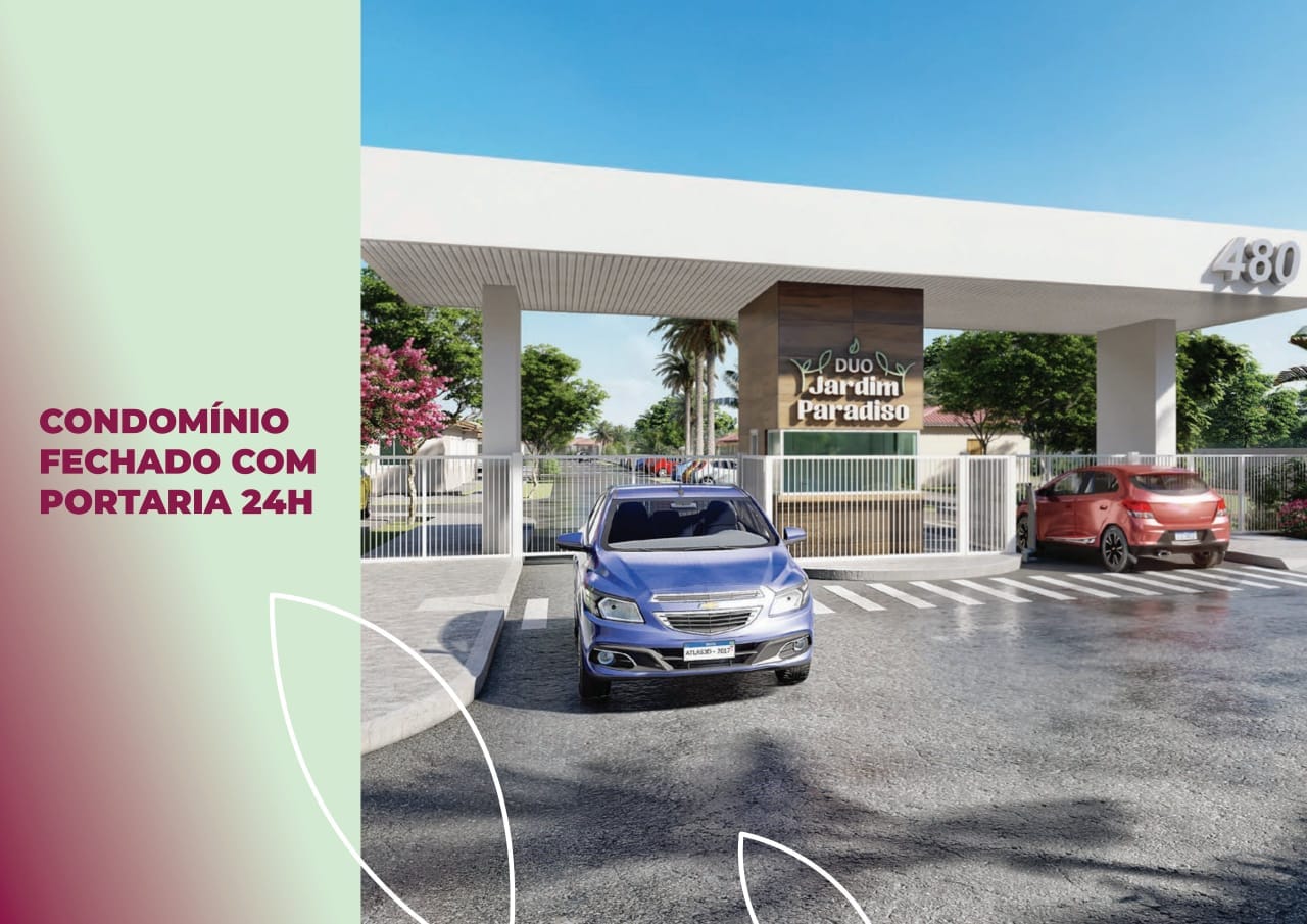 Casa de 2 quartos com possibilidade de ampliação em condomínio fechado com  infraestrutura de lazer completa. Entrada facilitada e financia. Opor - foto 3