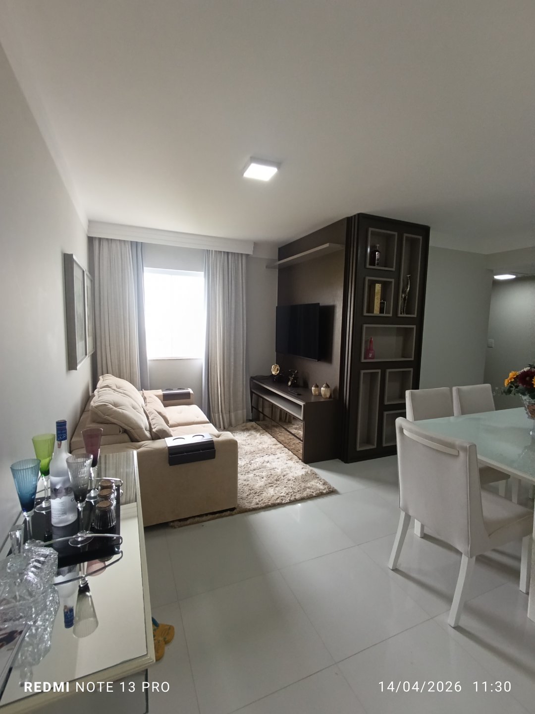 Apartamento de 3 quartos sendo 1 suite completamente mobiliado para alugar no Residencial Cidadela com piscina e portaria 24h, Vitória da Conquis - foto 23
