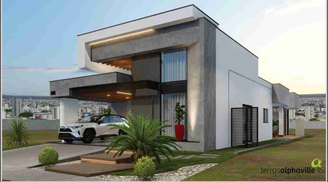 Casa 3 suítes, sala cozinha e gourmet com planejados alto padrão Alphaville II condomínio com infraestrutura completa de lazer - foto 25