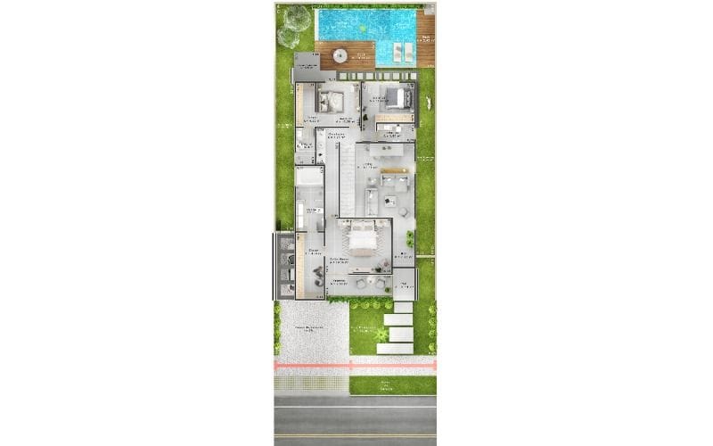 Última casa disponível para venda Casa com 4 suítes = dependência completa em condomínio fechado no Candeias, alto padrao, Candeias, Vitória da C - foto 26