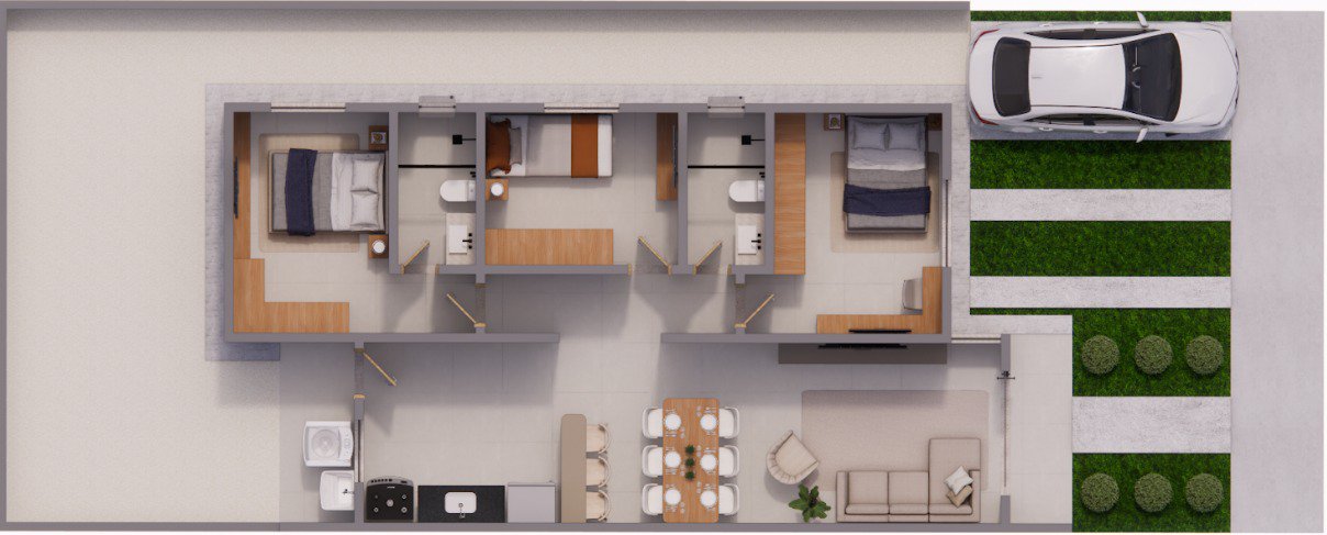 Casa em condomínio de 3 quartos sendo 1 suíte, no Boa Vista a apenas 5 minutos do Shopping Conquista Sul, Vitória da Conquista Ba - foto 26