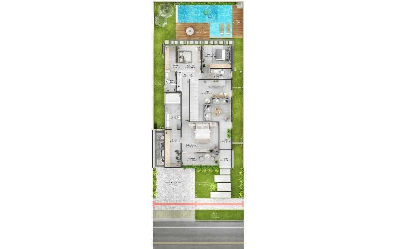 Última casa disponível para venda Casa com 4 suítes = dependência completa em condomínio fechado no Candeias, alto padrao, Candeias, Vitória da C - foto 28