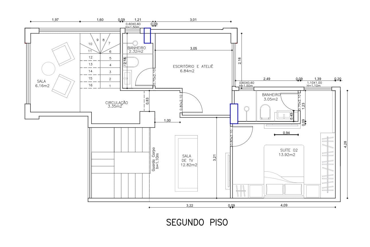 Cobertura triplex com 171 m² no Alto da Boa Vista, Vitória da Conquista - BA - foto 4