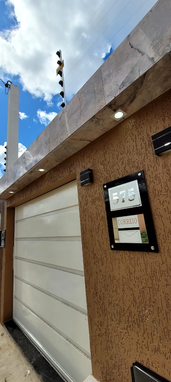 Casa nova pode ser financiada à venda de 3 quartos sendo 1 suíte garagem para 2 carros, quintal, Comveima I, Vitória da Conquista - BA. - foto 4